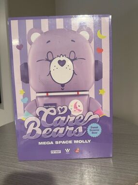 Brand New In Box Care Bears Mega Space Molly 400% - Purple Sweet Dreams Bear